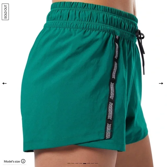 Reebok Meet You There Short SIZE S Clover Green - Picture 4 of 9